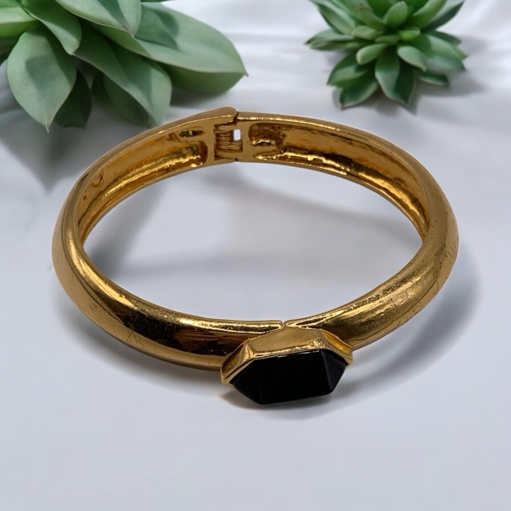 Elegant Vince Camuto Gold and Black Bracelet